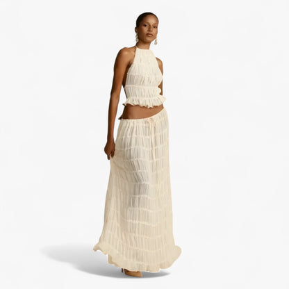 Freya - Plisseeset ohne Rücken