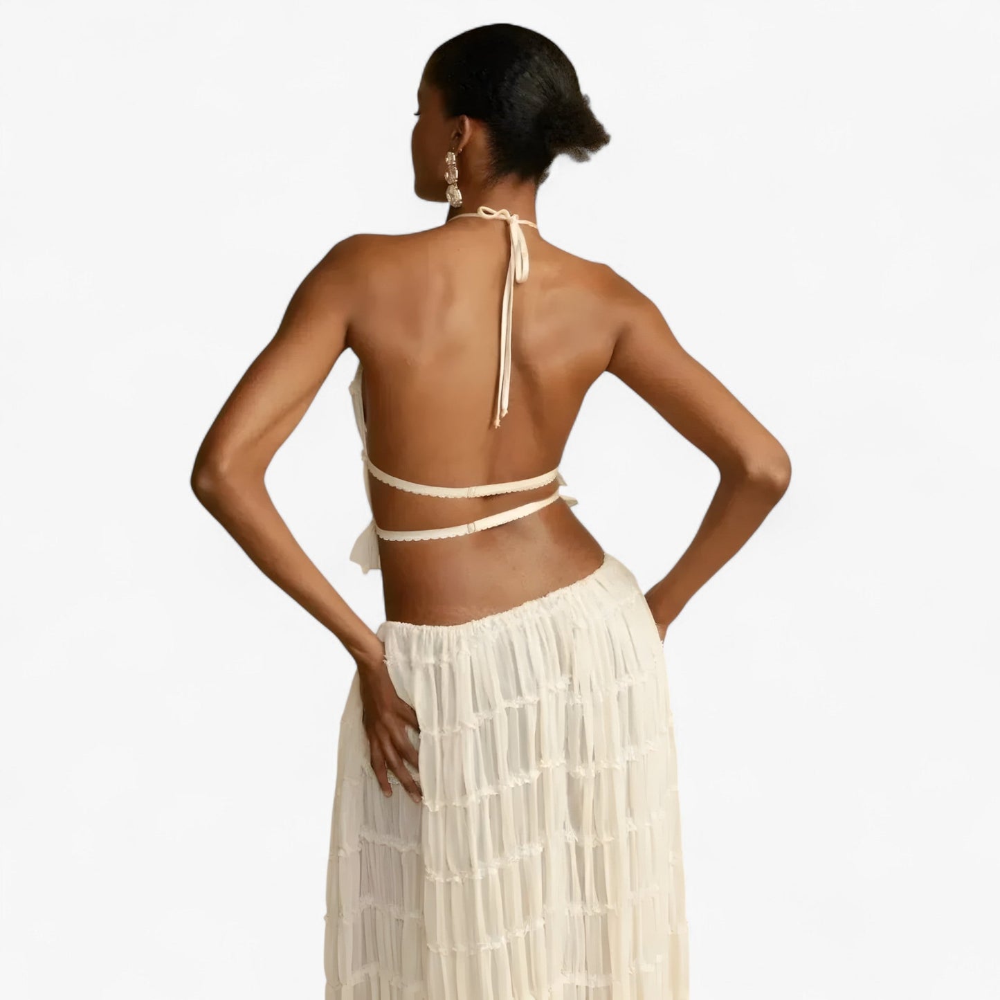 Freya - Plisseeset ohne Rücken