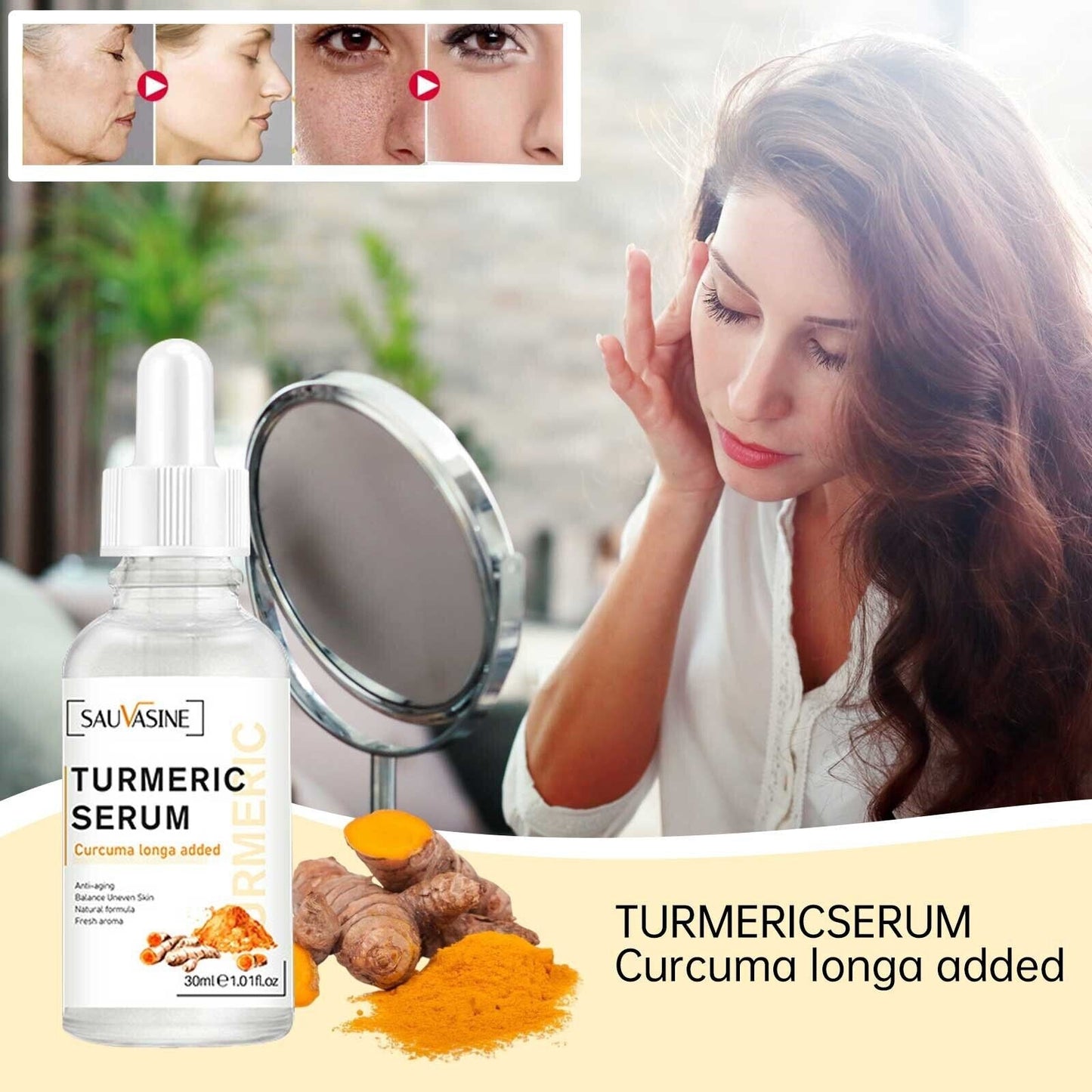 Kurkuma-Serum™ Korrektur von dunklen Flecken