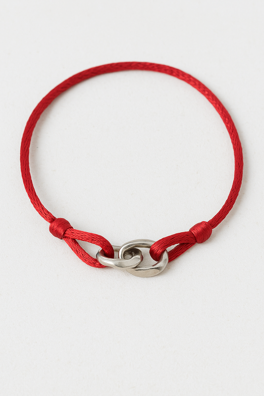 Lowen | Kordelarmband mit Bicolor-Glied