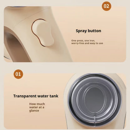 QuickSteam™ - Tragbarer handgeführter Dampfreiniger für Kleidung