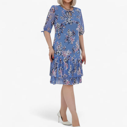 Lucie | Langes Plissee-Kleid für Frauen