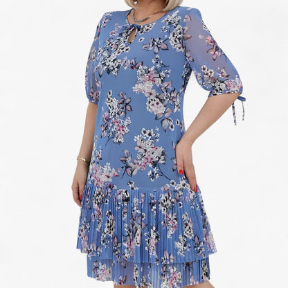 Lucie | Langes Plissee-Kleid für Frauen