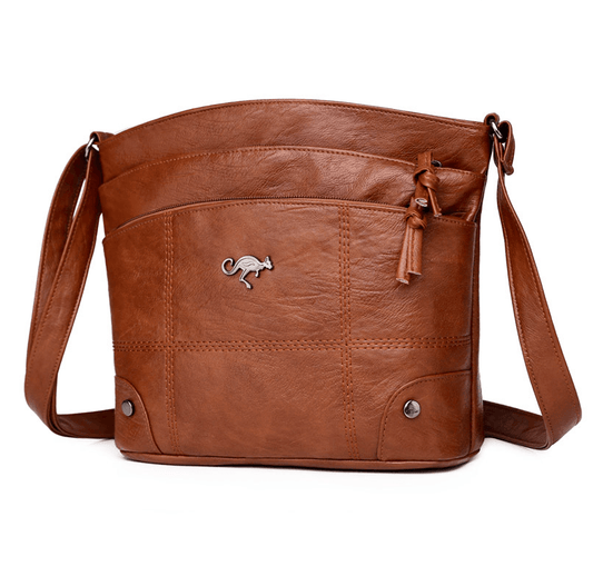Vintage Leder Schultertasche