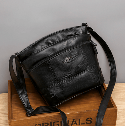 Vintage Leder Schultertasche
