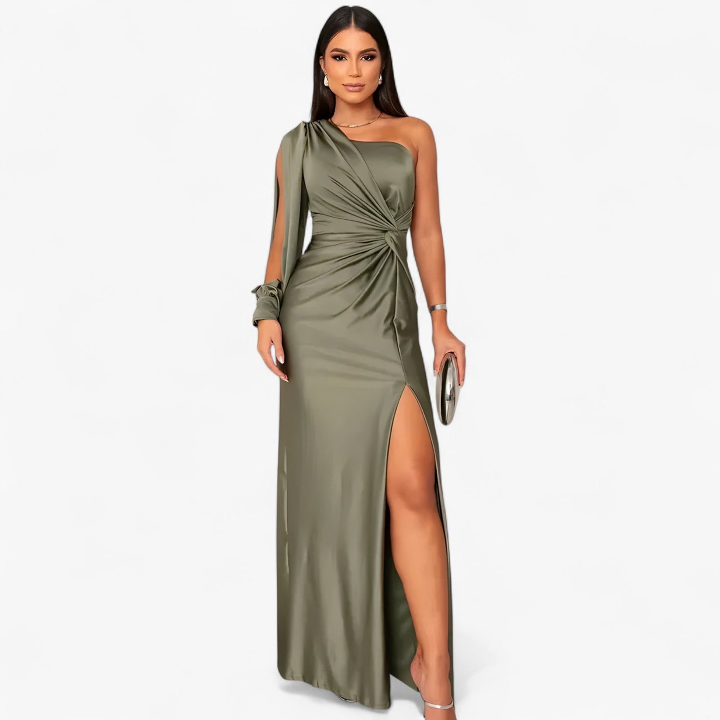 Camilla | Damen Satin-Kleid