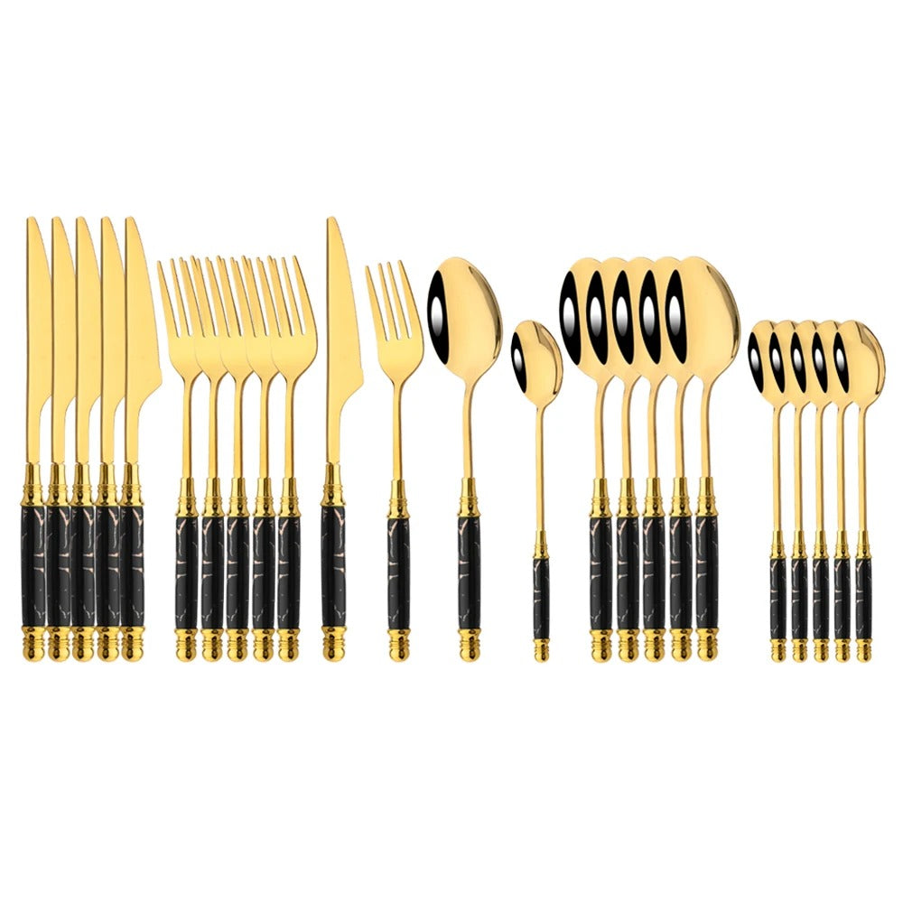 24 Deluxe™ - Schickes Besteckset