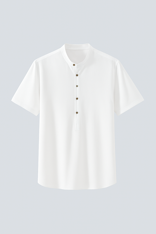 Mason | Leichtes Herren-Leinenhemd Kurzarm