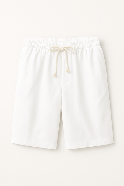 Aiden | Leichte Sommer-Shorts aus Leinen mit Kordelzug
