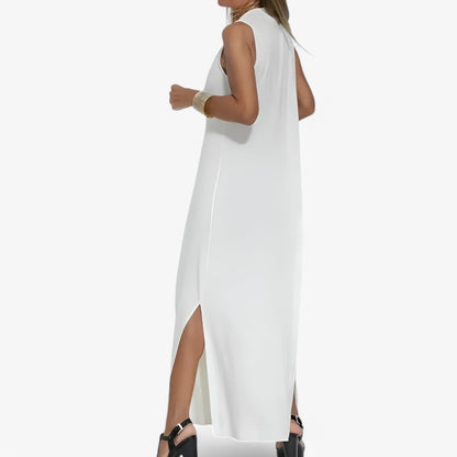 Helen | Langes Kleid mit Gratis-Cardigan - Elegant und bequem