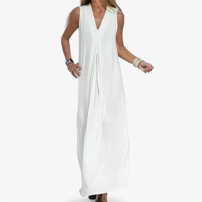 Helen | Langes Kleid mit Gratis-Cardigan - Elegant und bequem