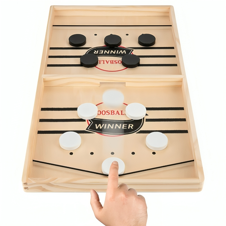 SkillShot™ | Hölzerne Puckschleuder Geschicklichkeitsspiel